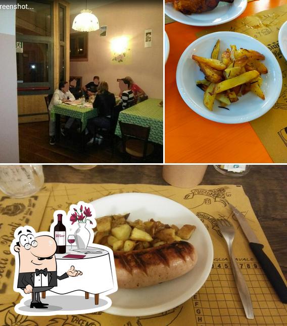 La photo de la table à manger et nourriture de Birreria Belli e Beati - Taceno (LC)’s