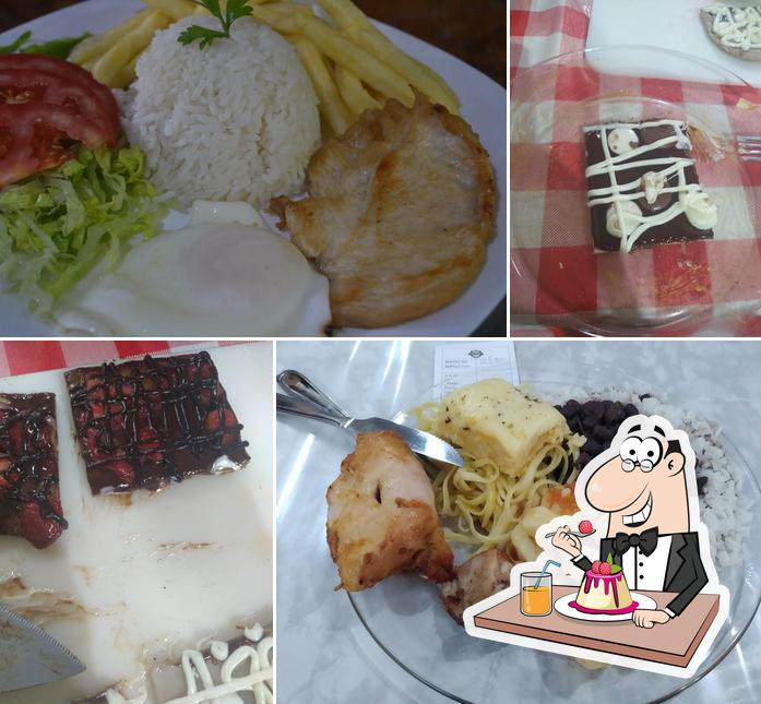 Província Restaurante & Pizzaria provê uma seleção de pratos doces