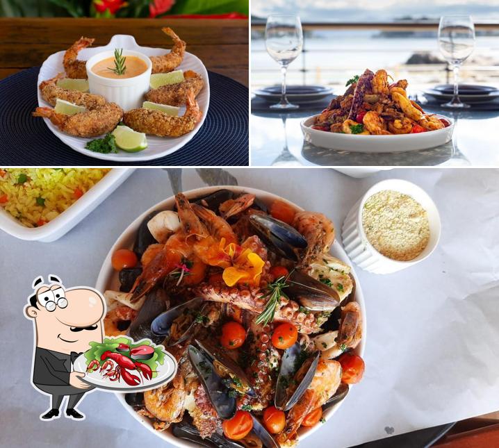 Peça frutos do mar no Mangúte Restaurante & Chopperia