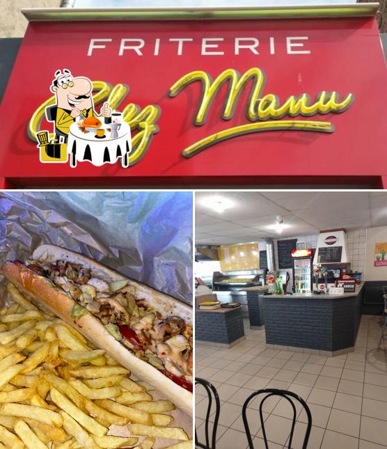 Nourriture à Friterie Manu