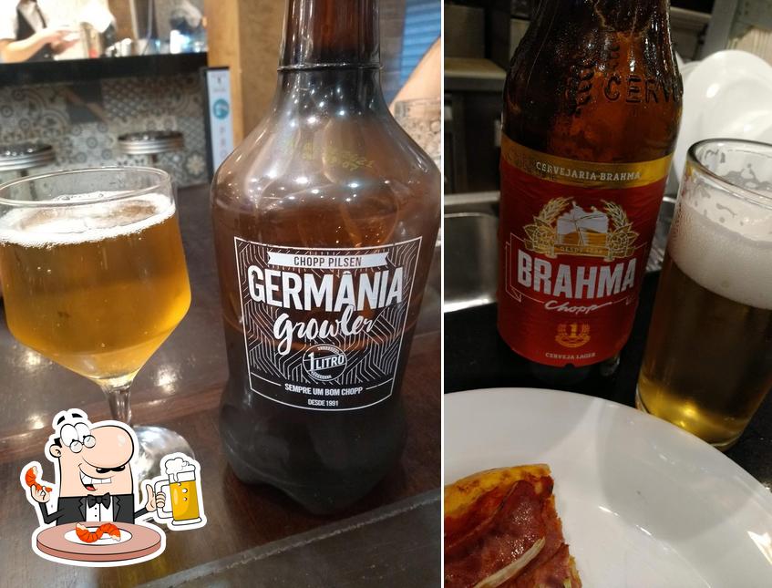 Você pode tomar um copo de cerveja leve ou escura