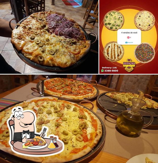 Peça diversos tipos de pizza