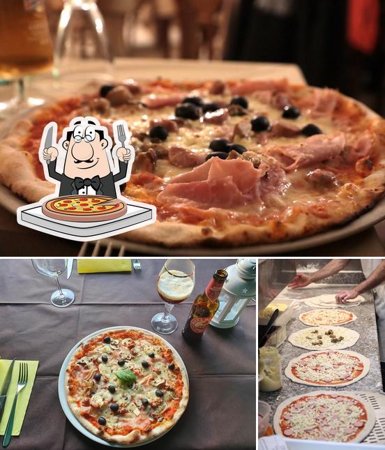 Scegli una pizza a Hotel Ristorante Château