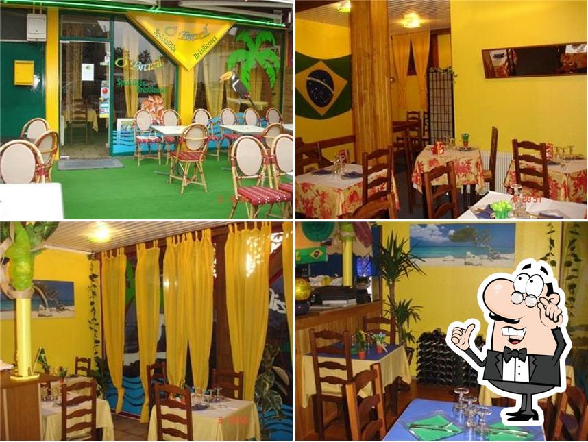 El interior de Restaurant O Brazil