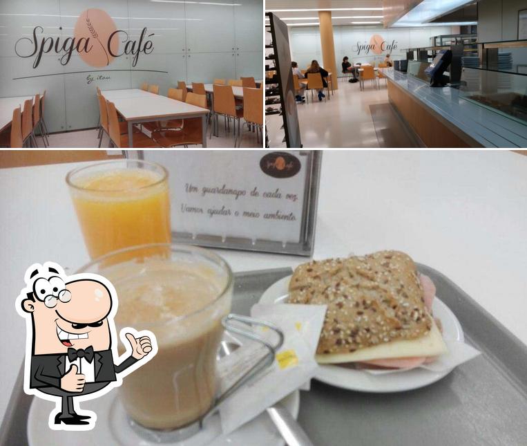 Look at the pic of Spiga Café