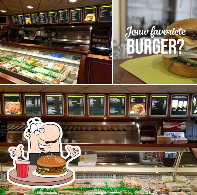Cafetaria de Smickel Veldhoven’s burgers will suit a variety of tastes