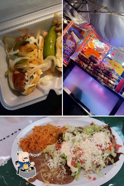 Food at Delicias Mexicanas Restaurant