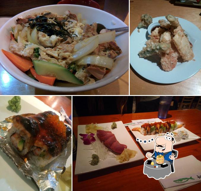 Еда в "Momoya Sushi"