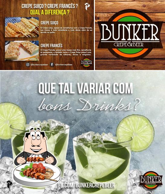 Entre diversos coisas, comida e interior podem ser encontrados no Bunker - Creperia & Burguer