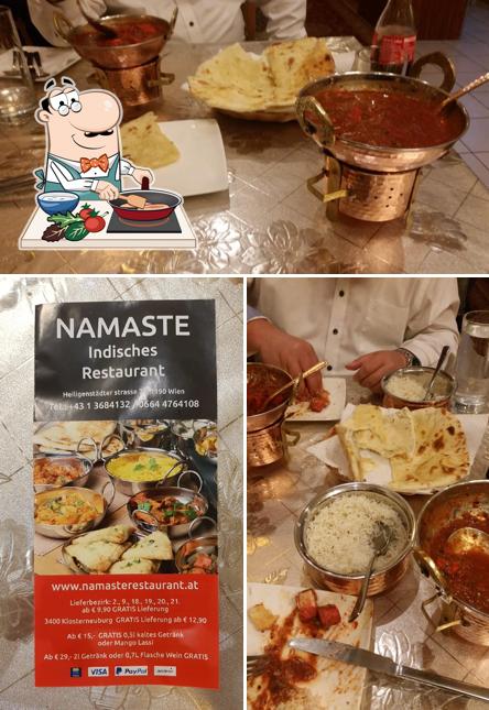 Курица с соусом карри в "Namaste Indian restaurant"