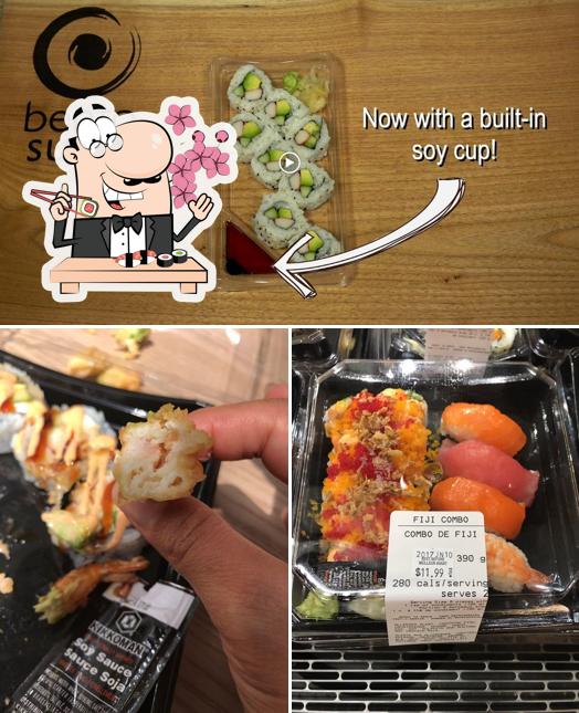 Les sushi sont disponibles à Bento Sushi