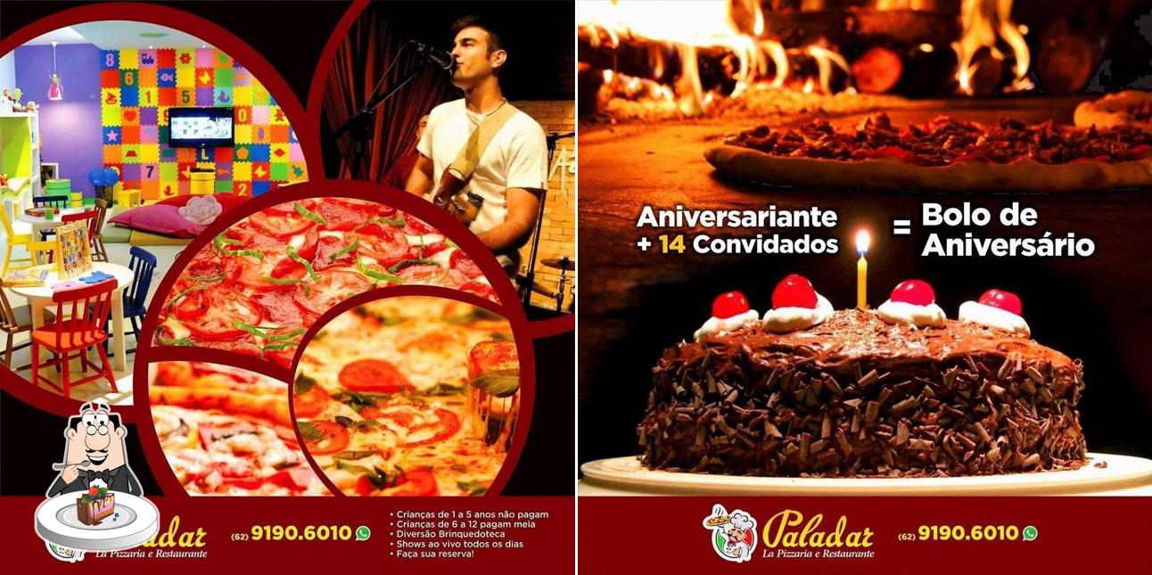 Bolo de chocolate em Paladar La Pizzaria e Restaurante