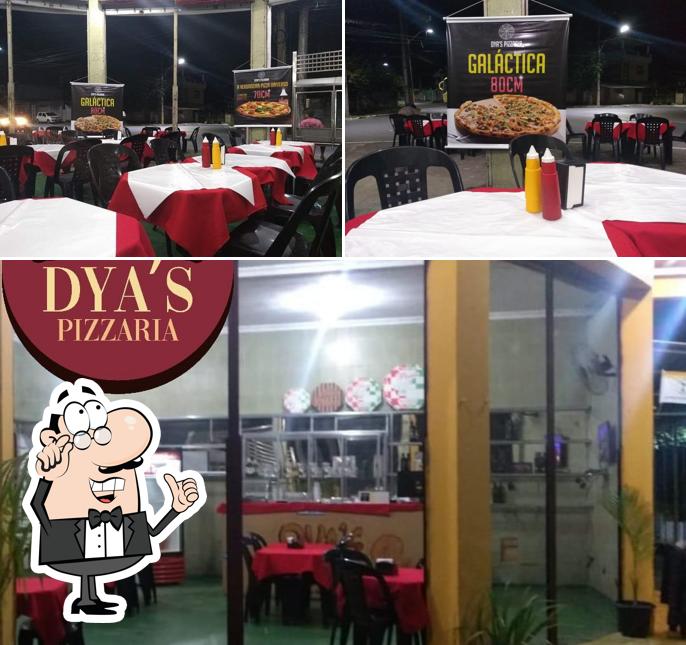 O interior do DYA'S RESTAURANTE E PIZZARIA