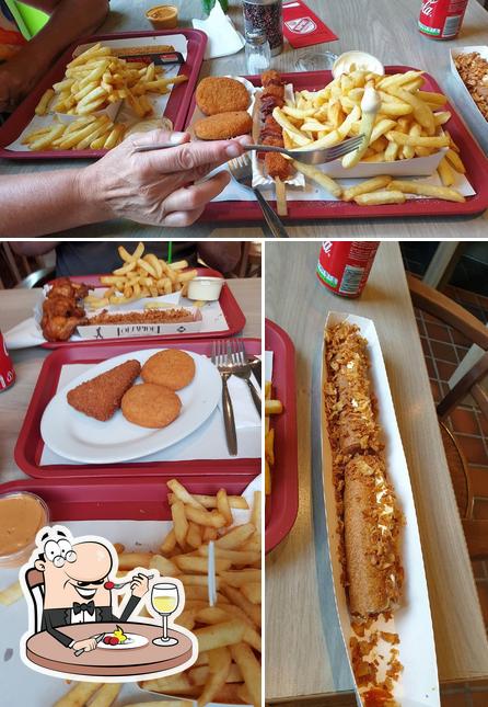 Nourriture à Snack-Friterie 100 patates Brugelette