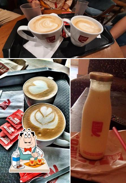 Check out various beverages provided by Cafe Coffee Day