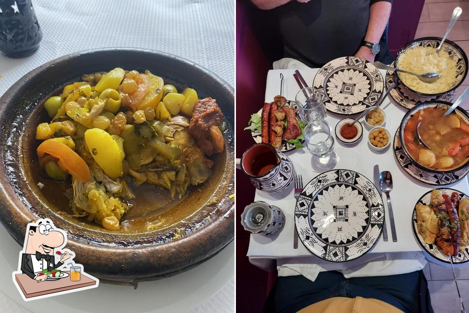 Platos en Le Marrakech