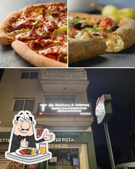 La photo de la nourriture et intérieur concernant Papa Johns Pizza