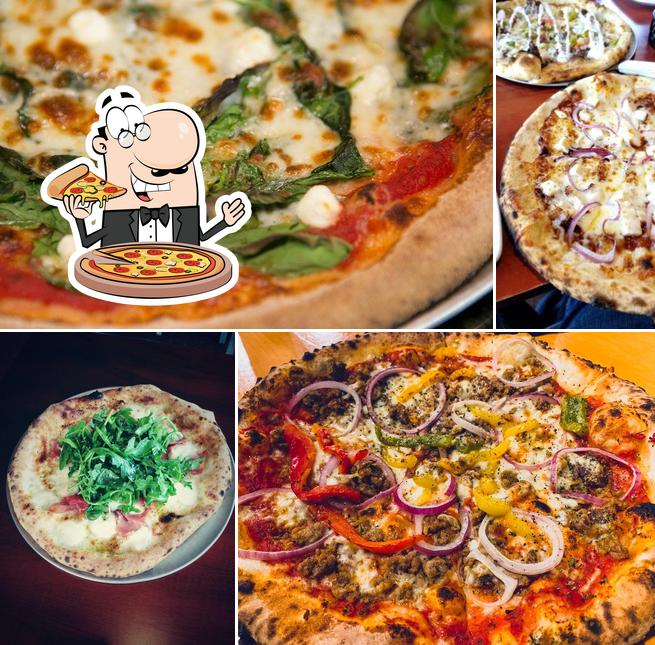 Pick pizza at Bricks Wood Fired Pizza - Naperville