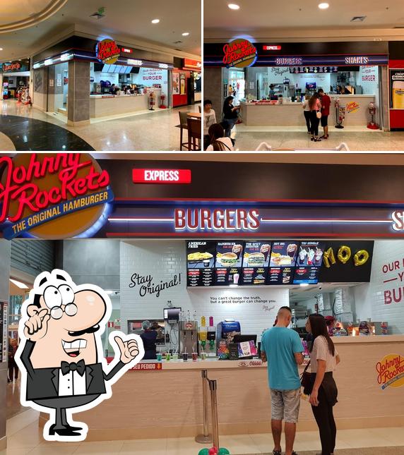 O interior do Johnny Rockets @ Mooca Plaza