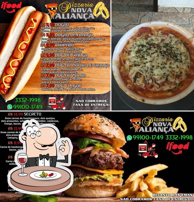 Comida em Pizzaria NOVA ALIANÇA