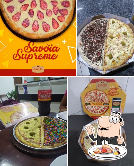 Peça pizza no Savóia Pizzaria