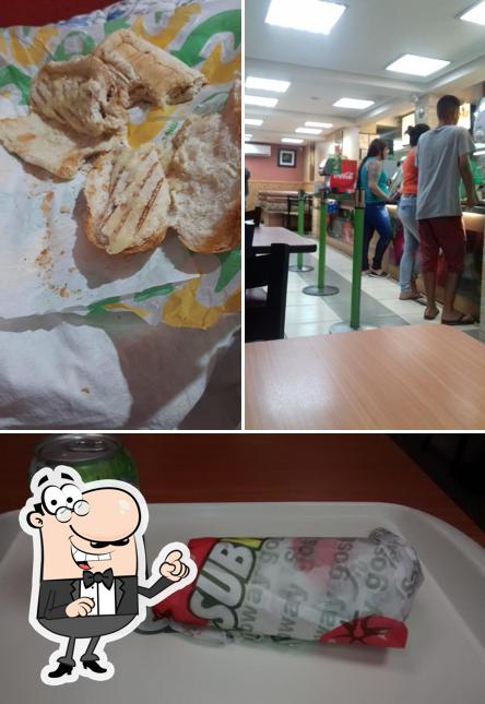 O interior do Subway