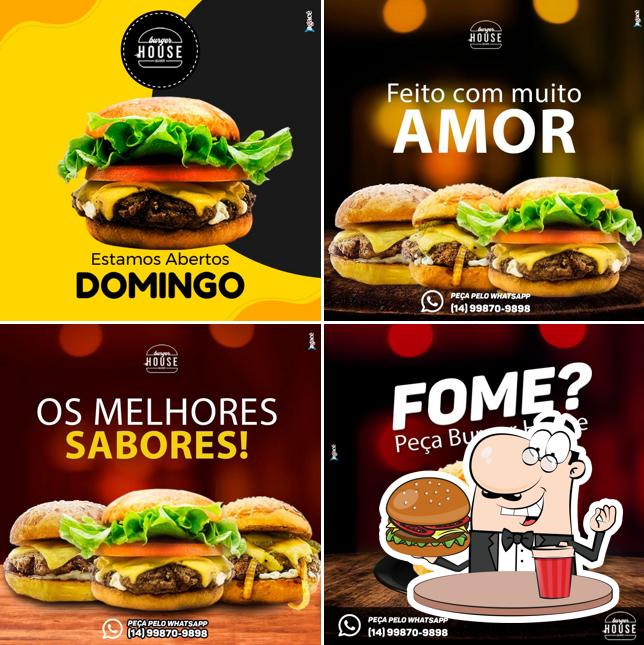 Peça um hambúrguer no Burger House Delivery