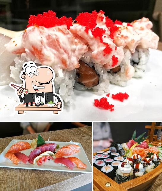 Scegli le diverse opzioni di sushi