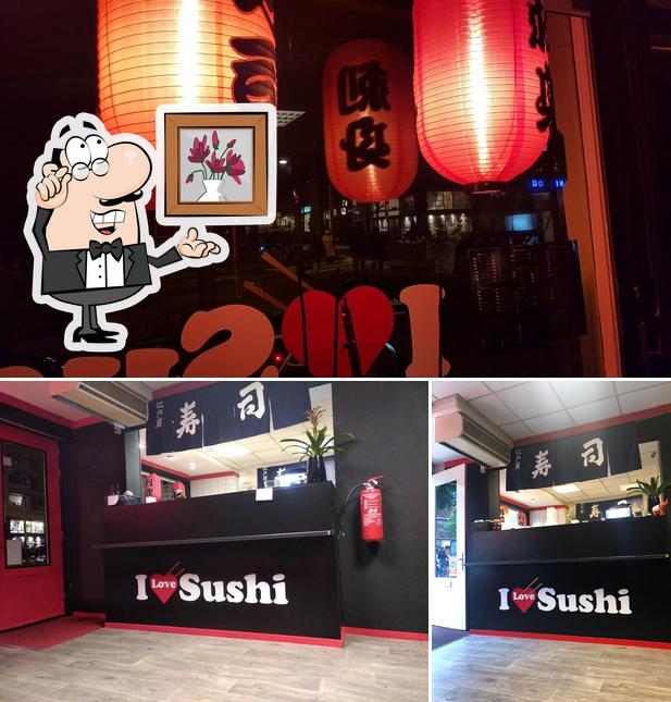 L'intérieur de I Love Sushi Groningen