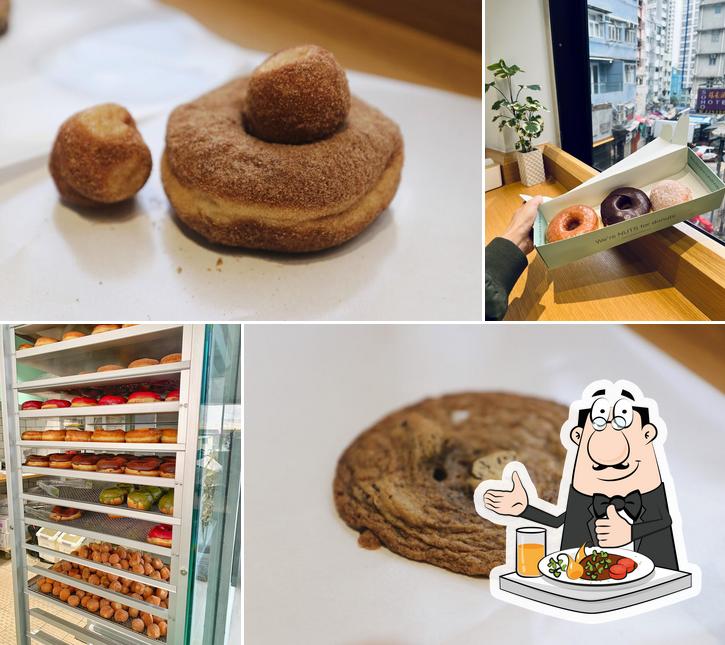 Еда в "Nuts Donut Shop"
