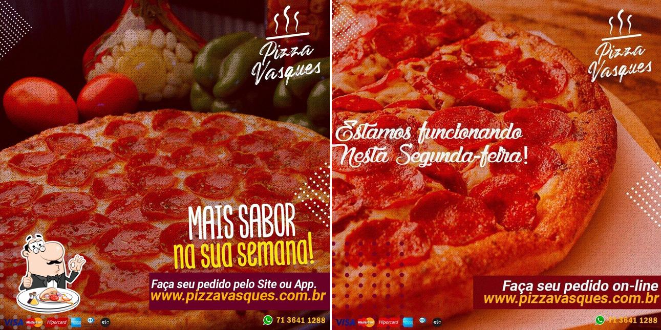 Consiga pizza no Pizzaria e Drink's Vasques