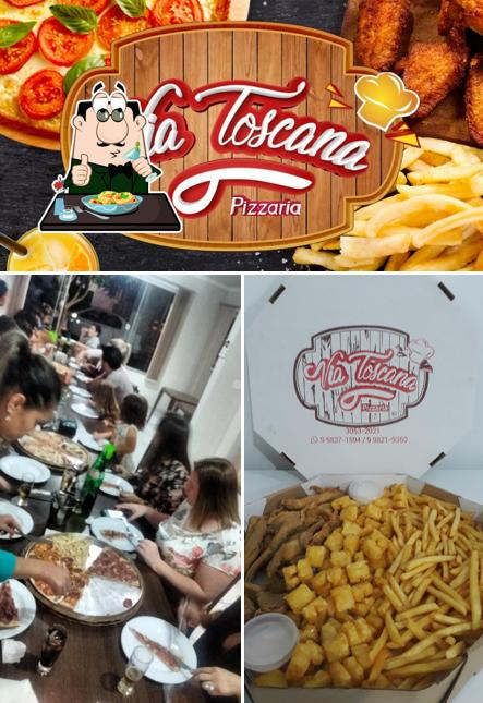 Comida em Via Toscana Pizzaria