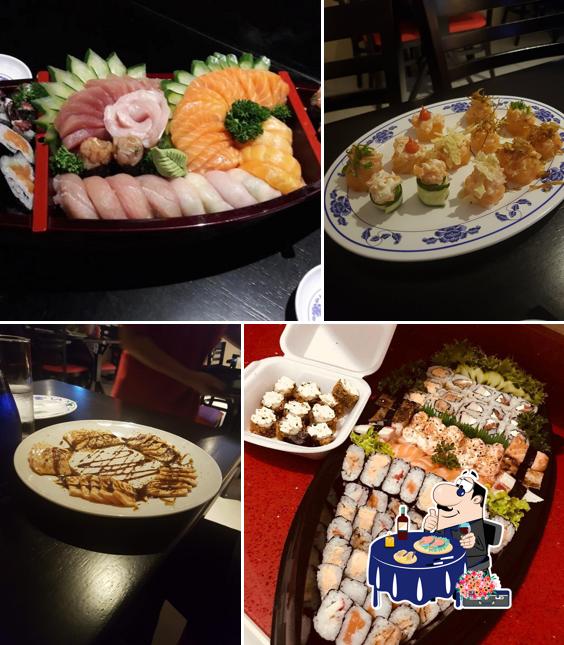 Sashimi em Yamaki Sushi