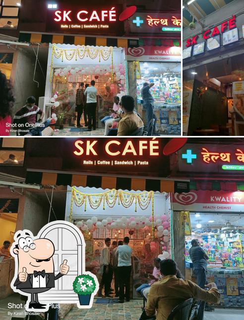 The exterior of SK CAFE-Best cafe in talegaon dabhade