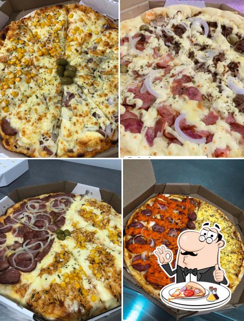 Consiga diferentes variedades de pizza