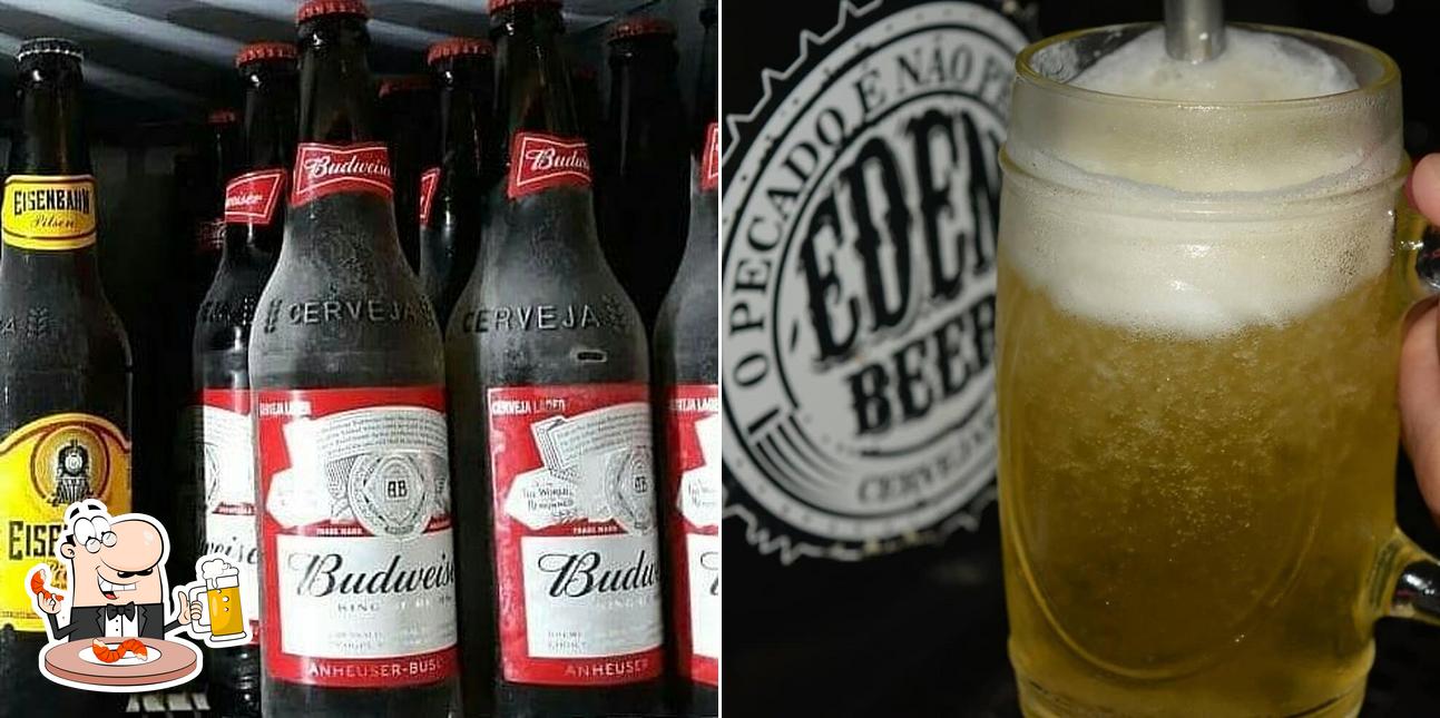 Você pode tomar uma tulipa de cerveja leve ou escura