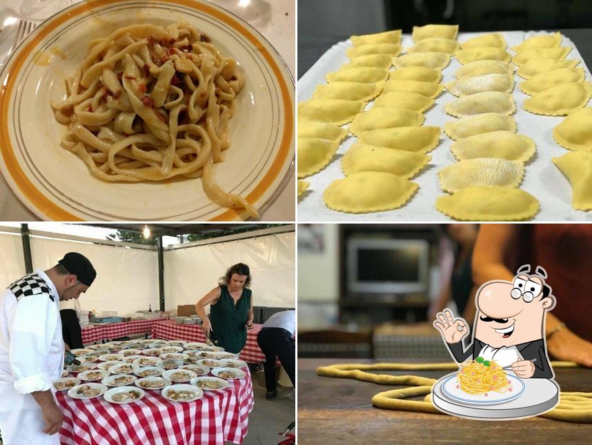 Spaghetti alla carbonara al Hotel Ristorante La Bilancia