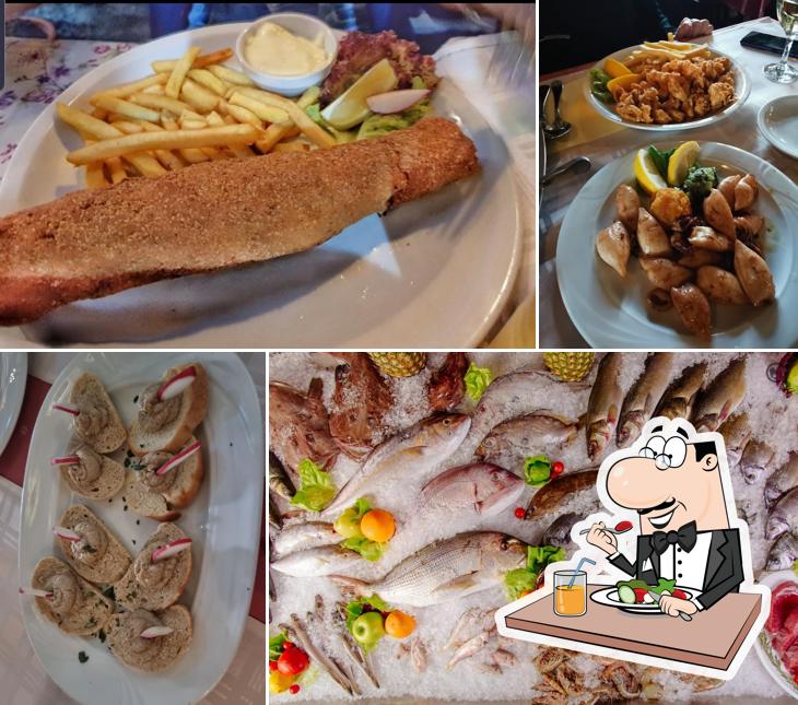 Essen im Fish restaurant - "Mika Alas"
