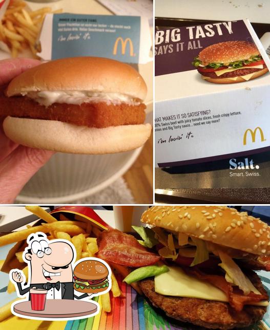 Попробуйте гамбургеры в "McDonald’s"