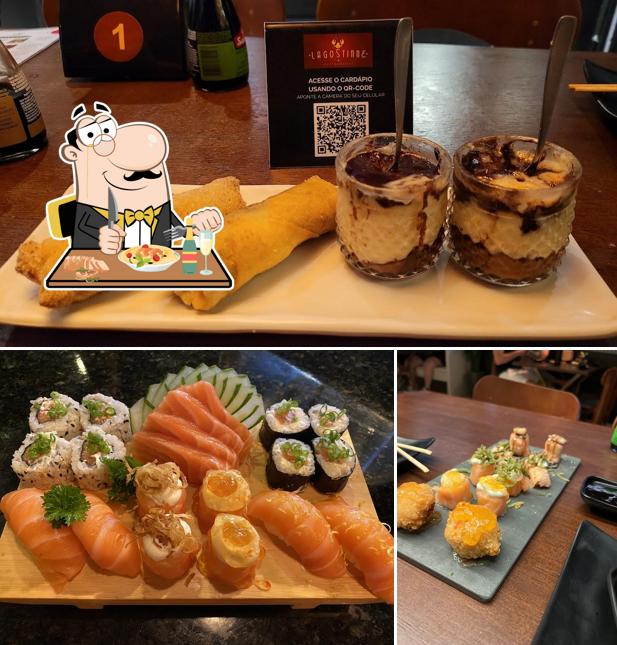 Comida em Lagostinne Fortaleza Sul Lago Jacarey - Restaurante, Sushibar e Rodízio de Sushi em Fortaleza