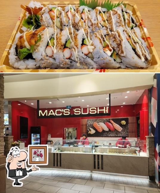 L'intérieur de Mac's Sushi