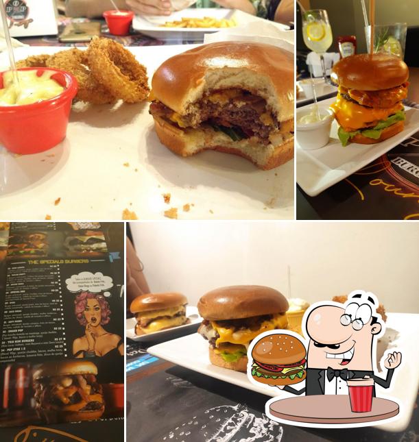 Pop Burger serve uma variedade de opções para os amantes dos hambúrgueres