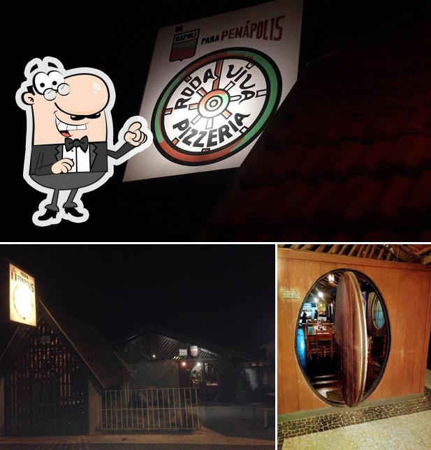 O exterior do Pizzaria Roda Viva