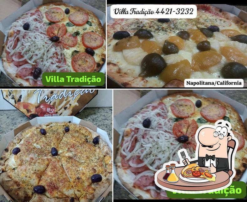 Escolha diversos tipos de pizza