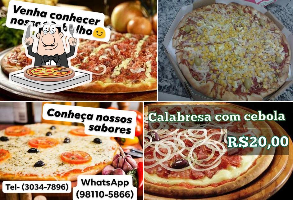 Escolha diferentes estilos de pizza