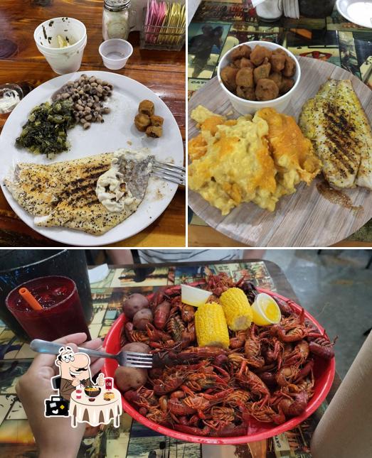 Food at Toney's Grill and Seafood Market