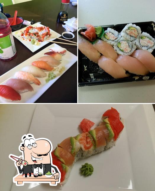 Les sushi sont offerts par Sushiro Nemo Parksville