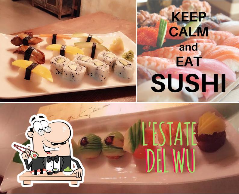 Prova le diverse opzioni di sushi