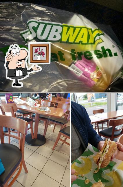 Las imágenes de interior y comida en Subway