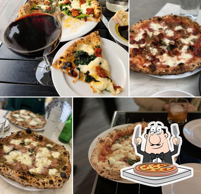 Order pizza at Doppio Zero Concord Veranda